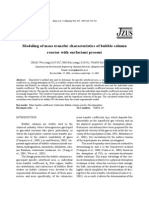 Modeling of Mass Transfer Characteristics of Bubble Column Reactor With Surfactant Present