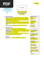 Fy14 Written Business Plan Template SG