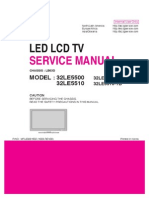 ServiceManuals LG TV LCD 32LE5510 32LE5510 Service Manual