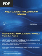 Arquitecturas y Procesamiento Paralelo