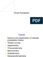 Titrasi Presipitasi