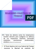 Relaciones Colectivas de Trabajo