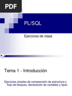 PLSQL - Ejercicios Vistos - Final