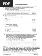 Statistics S1 Revision Papers With Answers