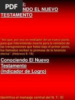 Lección #22, Conociendo El Nuevo Testamento