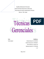 Técnicas Gerenciales