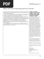 Allergy and Clinical Immunology Services in Europe