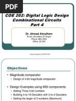 COE 202: Digital Logic Design Combinational Circuits: Dr. Ahmad Almulhem