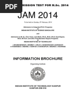 JAM 2014 Brochure