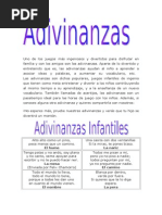 Adivinanzas Infantiles