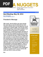 Northern Utah Prospector's Association (NUPA) Newsletter May 2014