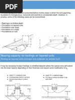 Bearing Capacity: Special Cases