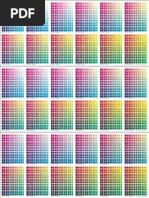 Cmyk Chart