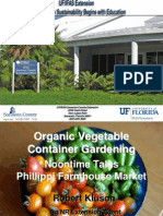 Organic Vegetable Container Gardening