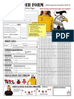 Moca Supreme 2014-15 Shirt Order Form