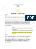 Su Calificación Final en Este Cuestionario Es 140 de 200 Arevalo