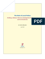 Police Foundation - The Role of Local Police: Striking A Balance Between Immigration Enforcement and Civil Liberties, by Anita Khashu (April 2009)