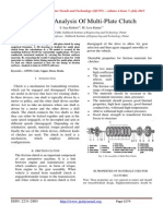 Structural Analysis of Multi-Plate Clutch