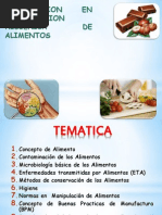 Capacitacion Manipulacion de Alimentos