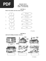 English Year 3 Paper 1