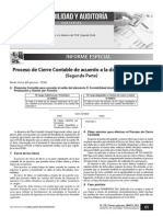 Procesod e Cierre Contable