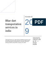 Blue Dart Transportation Services in India