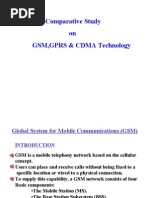 Compairative Study GSM Cdma Gprs