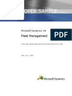 Developer Sample: Fleet Management