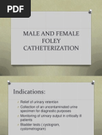 Male and Female Bladder Catheterization