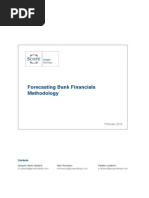 Forecasting Bank Financials Methodology