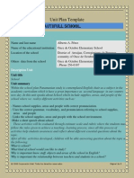 Unit Plan Template