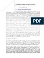 Hacia Una Fundamentación de Las Ciencias Sociales PDF