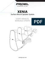 PROEL Xenia Loudspeaker - Manual