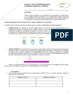 Guia Evaluada Cambio Quimicos y Fisicos