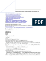 Procedure For SNC Setup