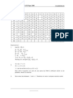 Solution For Gate Paper 2008