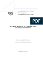 Aplicación de Control de Enlaces de Datos Sobre Redes Distribuidas