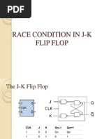 Race Condition in J-K Latch