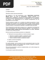 Carta de Presentacion Actual