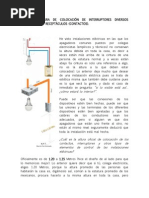 83 - Altura de Colocación de Interruptores Diversos (Apagadores) y Receptáculos (Contactos) .