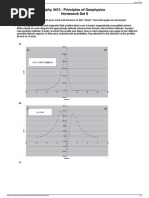 Gphy 3413 - Principles of Geophysics Homework Set 9