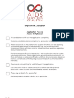 ASA Employment Application