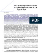 La Ley de Cristo Ha Reemplazado La Ley de Moisés - Un Análisis Dispensacional de La Ley de Dios - DR Keith A Sherlin