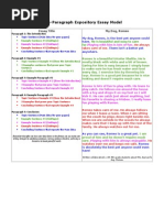 5 Paragraph Essay - Expository Essay Model