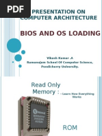 Presentation On Computer Architecture: Bios and Os Loading