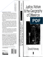 HARVEY, David - Justice, Nature & The Geography of Difference