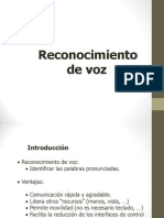 Reconocimiento de Voz