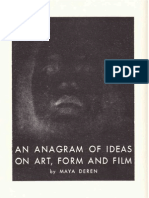 Deren Maya - An Anagram of Ideas On Art Form and Film