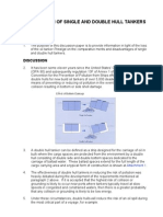 Comparison of Single and Double Hull Tankers
