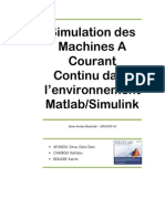 TP Matlab Machine A Courant Continu Par Armel Sitou Afanou